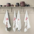 thumbnail image 2 of Cartoon Bunny Lover Dish Towels Set of 1, Happy Valentine Washable Tea Towels Dishcloths Lint-Free 18x28 Inch Fast Drying for Home Kitchen Clean, 2 of 7