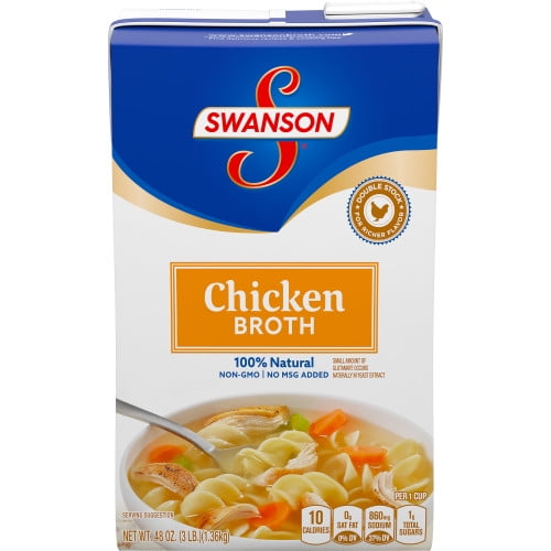Swanson Chicken Broth, 48 oz. Carton