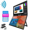 thumbnail image 1 of TUTT Wireless 15.6" FHD Portable Monitor (23.8" Dual) Folding Triple Screen Extender Plug and Play | All Devices, 1 of 15