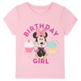 thumbnail image 2 of Disney Minnie Mouse Birthday T-Shirt and Tulle Skirt Outfit Set Toddler to Big Kid, 2 of 5