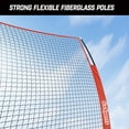 thumbnail image 2 of GoSports 20' x 10' Sports Barrier Net with Weighted Sand Bags - Huge Backstop Net for Basketball, Football, Baseball, Softball, Lacrosse and more, 2 of 4