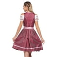 thumbnail image 4 of Women's German Dirndl Dress Oktoberfest Costume Dresses for Bavarian Oktoberfest Festival, 4 of 4