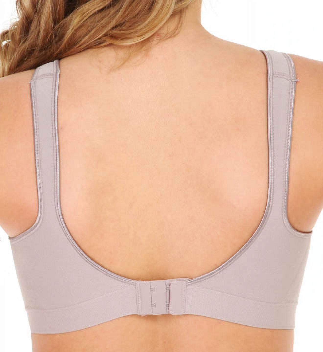 Women's Bali 3484 Comfort Revolution ComfortFlex Fit Wirefree Bra (White L)