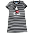 thumbnail image 2 of Disney Mickey Mouse Kicked Back Pose Striped Fashion Dress-Small, 2 of 2