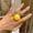 Yellow, variant on Women’s Candy Color Acrylic Ring, Minimalist Smooth Chunky Band Ring for Daily Wear