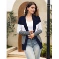 thumbnail image 2 of FUNING Women's Open Front Casual Long Sleeve Knit Classic Sweaters Cardigan with Pockets, 2 of 4