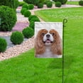 thumbnail image 5 of SKYSONIC Garden Flag Beautiful Spaniel Dog on White Double-Sided Printed Garden House Sports Flag 12x18in Polyester Decorative Flags for Courtyard Garden Flowerpot, 5 of 7