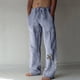 thumbnail image 1 of Pantalones largos de verano para hombre, de algodón y lino, con pierna ancha, estampados, con cordones, para deportes y vacaciones, 1 of 7