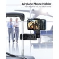 thumbnail image 2 of Soporte para teléfono MiiKare Airplane Travel con rotación de 360° negro, 2 of 7