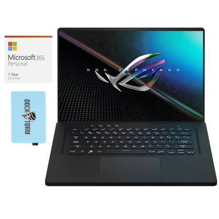 ASUS ROG Zephyrus M16 Gaming Laptop (Intel i7-12700H 14-Core, 16.0in 165Hz Wide UXGA (1920x1200), NVIDIA GeForce RTX 3060, Win 11 Home) with Microsoft 365 Personal , Hub