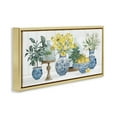 thumbnail image 3 of Stupell Industries Yellow Tulips & Lemon Fruits Botanical & Floral Painting Gold Floater Framed Canvas Art Print Wall Art, 31 x 14, 3 of 9