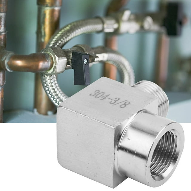 Pipe Connector, High Pressure Resistant Pipe Fitting Adapter BSPP Connector, Anti-Rust No Burrs For Air Oil Conveying Compressed Air 3/8in