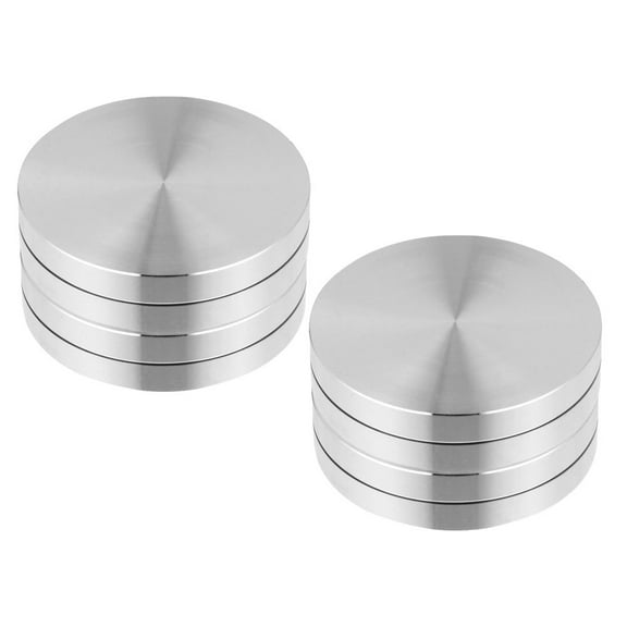 Toddmomy 4 Pcs Cake Decorating Stand Aluminium Alloy Round Cake Spinner For Home Baking