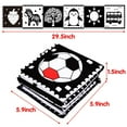 thumbnail image 5 of toosivia Baby Toys 0-3 Months: Black and White High Contrast Baby Toys 0-6 Months, Baby Soft Cloth Book Tummy-Time Toys with Mirror for Babies Infants 6-12 Months,  Baby Newborn Toys Gift, 5 of 6