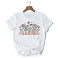 thumbnail image 6 of Retro Flowers Grandma T-Shirt, White Floral Tee Gift for Mothers Day, 6 of 6