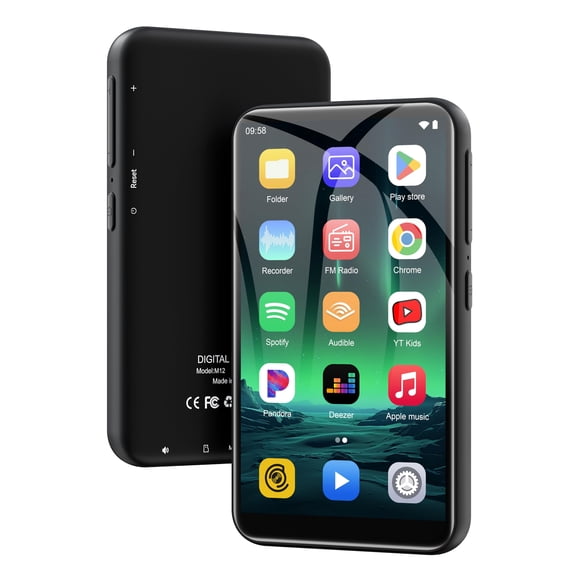 Reproductor MP3 ZAQE 160 GB con Bluetooth, WiFi, Spotify para niños