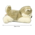 thumbnail image 1 of Peluche de husky realista para niños, almohada de peluche, compañero perfecto para la hora de dormir., 1 of 14