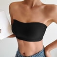 thumbnail image 3 of Agkizg Push Up Bras for Women Strapless Solid Color Seamless Padded Side Support Bras Dating Night Vacation, 3 of 7
