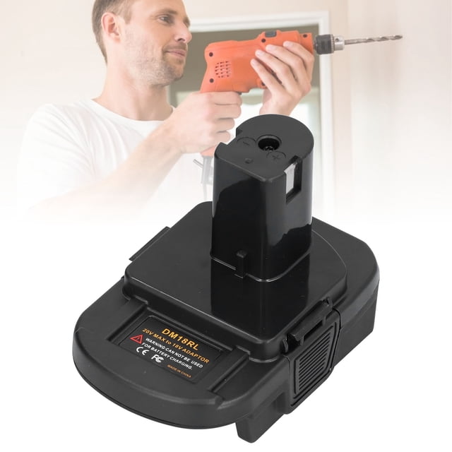 Power Tool Battery Converter, Battery Converter Easy To Disassemble and Store Extended Run-time Of Li-Ion Batteries for 20V Lithium Battery Adapter