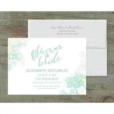 Ombre Deluxe Bridal Shower Invitation