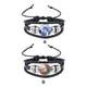 thumbnail image 4 of Qarigey Cadenas de cuerda de vidrio de brazalete ligero mezclado para hombres para un toque de elegancia y estilo Brazaletes de hombres Ropa, zapatos y accesorios Miscelánea quince, 4 of 6