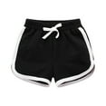 thumbnail image 2 of SILVERCELL 3/6 Pack Toddler Big Girls Boys Cotton Athletic Shorts Teens Kids Active Workout Running Dance Beach Shorts, 2 of 8