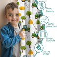 thumbnail image 3 of Blackout Kids Curtains,Cartoon Tractors Hay Bales White Pattern Childrens Insulated Curtains Set Of 2,Bedroom Essentials,Toddler Room Decor 42"x84", 3 of 5