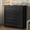 dark-black, variant on IDEALSOUL 6 Drawer Dresser, Black Chest of Drawer with Large Storage Space, Dresser for Bedroom, Living Room, Cloakroom