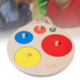 thumbnail image 4 of Wood Shape Puzzles Memory Games Learning Puzzle for educational toys Game round, 4 of 9