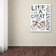 thumbnail image 3 of Trademark Fine Art "Life is a Great Adventure" Canvas Art by Kellie Day, 3 of 3