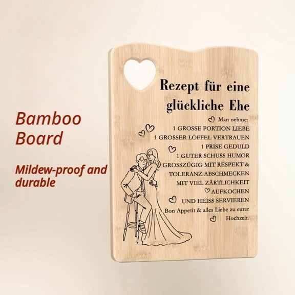 Valentine’s Day gift,Wedding Gifts for Newlyweds,Newlywed AnniversaryWedding Registry Gifts for,Personalized Engagement Housewarming Gift Ideas for Couples Newly Engaged Friends Cutting Board8.5*11in