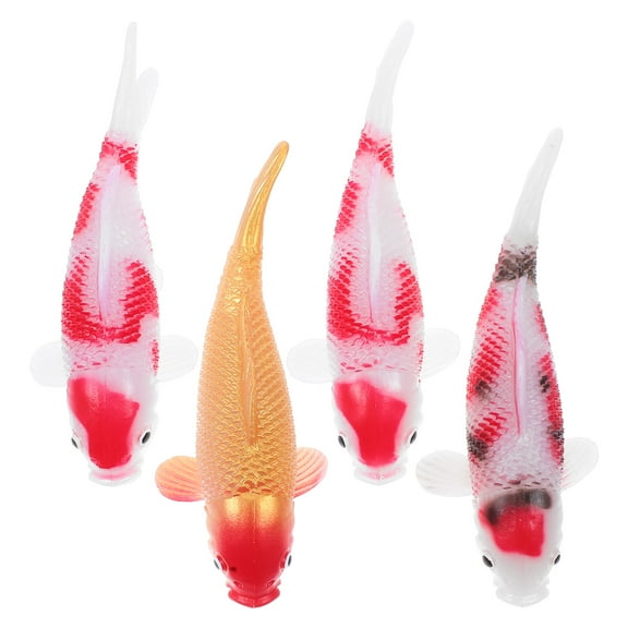 OFFIGAM Fish Tank Accessories Floating Aquarium Animals Multi 4Pcs