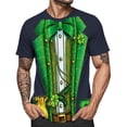 thumbnail image 2 of jowamay Men's St. Patrick's Day T-Shirt Shamrock Short Sleeve Crew Neck Funny T Shirts Summer Clothes for Party Travel, 2 of 6