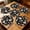 A, variant on Cififendec 6Pcs Halloween Spooky Ghost Placemat, 15", Non Slip Woven Table Mats for Dining Sideboard Farmhouse Buffet Kitchen Island Decor
