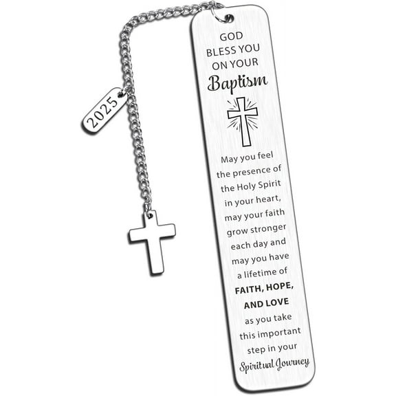 2025 Baptism Gifts for Teenage Girl Teen Christian Bookmarks for Women Catholic Bible Bookmark First Communion Gifts for Girls Religious Faith Confirmation Gifts Easter Basket Stuffers for Teen Girls