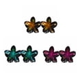 thumbnail image 3 of Island Reflections Plastic Hair Clip Plumeria Mini Metallic Yellow, 3 of 3