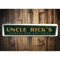 thumbnail image 2 of Famous Bar & Grill Sign, Bar Name Sign, Custom Home Bar Decor, Beer Sign, Grill Master Aluminum Sign - 4x18 inches, 2 of 4