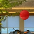 thumbnail image 2 of Red Single Paper Lantern Red Hanging Decorative Ball For Home Party Wedding Festival Decoration Easy Setup Foldable Design Festive Atmosphere, 2 of 7
