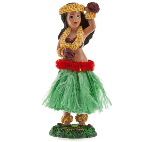 hula girl dashboard doll