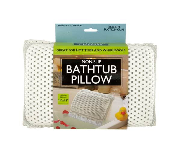 Non-Slip Bathtub Pillow with Suction Cups