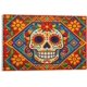 thumbnail image 1 of Impresión calle colonial con ornamentación Día de Muertos, personajes tradicionales y puestos de mercado, decoración cultural mexicana festiva para hogar y local comercial, 1 of 7