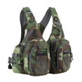 thumbnail image 3 of Chaleco de pesca para adultos, chaqueta de pesca para deportes al aire libre, pesca de truchas en estanques camuflaje, 3 of 8