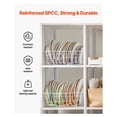 thumbnail image 5 of Nook Warmth Shelf Track 36.3-inch 8 Pack - Adjustable Steel Wall Mounted Shelf Pilaster System, Heavy-Duty Rail for Home Organization, Garage Storage, and Retail Displays, 5 of 9