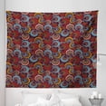 thumbnail image 1 of Abstract Tapestry, Circular Spiral Oval Geometric Round with Swirls Retro Graphic, Fabric Wall Hanging Decor for Bedroom Living Room Dorm, 5 Sizes, Multicolor, by Ambesonne, 1 of 1