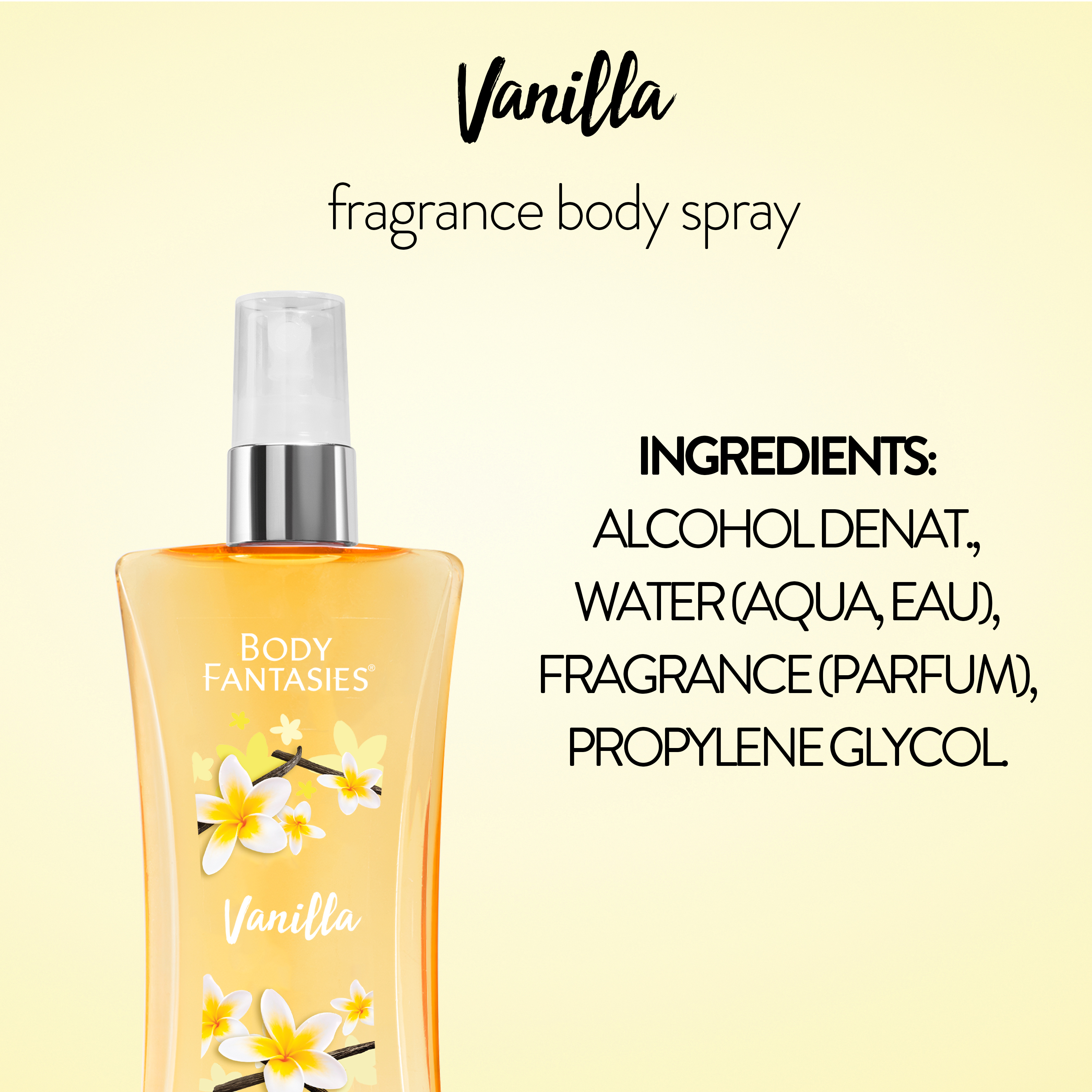 Body Fantasies Signature Fragrance Body Spray, Vanilla, 3.2 fl oz - image 5 of 5