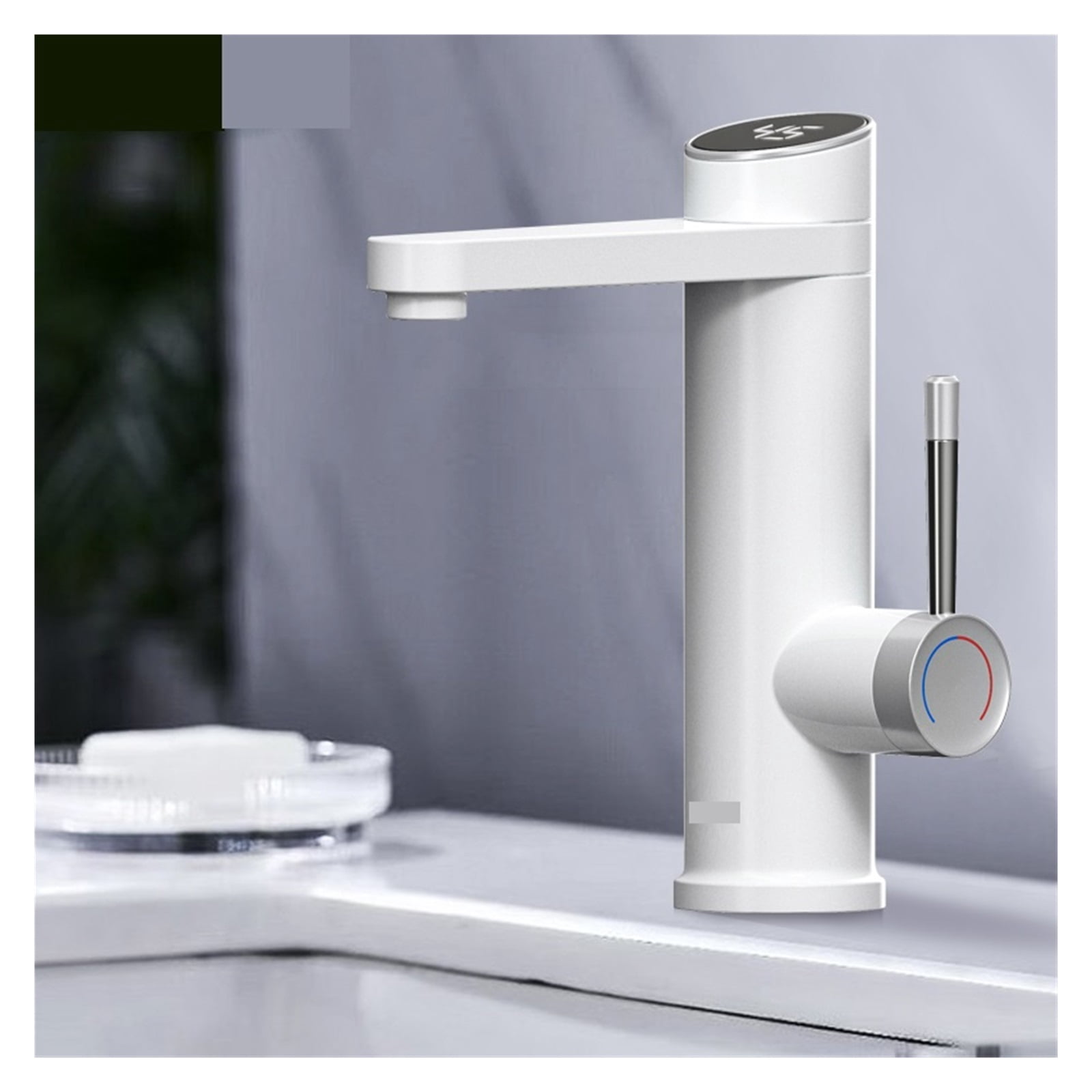 Electric Water Heater 2 in 1 Basin Faucet Heated Water Tap 120° Swivel Electric Faucet Heater For Home Robinet ,Easy Installation