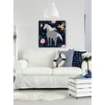 thumbnail image 3 of Marmont Hill Flower Garden Unicorn Canvas Wall Art, 3 of 7