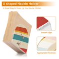 thumbnail image 5 of Yayeee Napkin Holder for Table Kitchen Paper Tissue Organization, Colorful Plane, 5 of 8