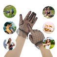 thumbnail image 4 of Unique Bargains 1 Pair Sunblock Mittens Mesh Hollow Sun Block Driving Gloves for Women Black, 4 of 5