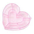 thumbnail image 2 of Heart-Shaped Valentine Candy Jar, Fillable DIY Sweet Candy Container, Sugar Cookie Treat Holder, Reusable Gift Box for Women, Party Favors, Holiday Decor,F, 2 of 9